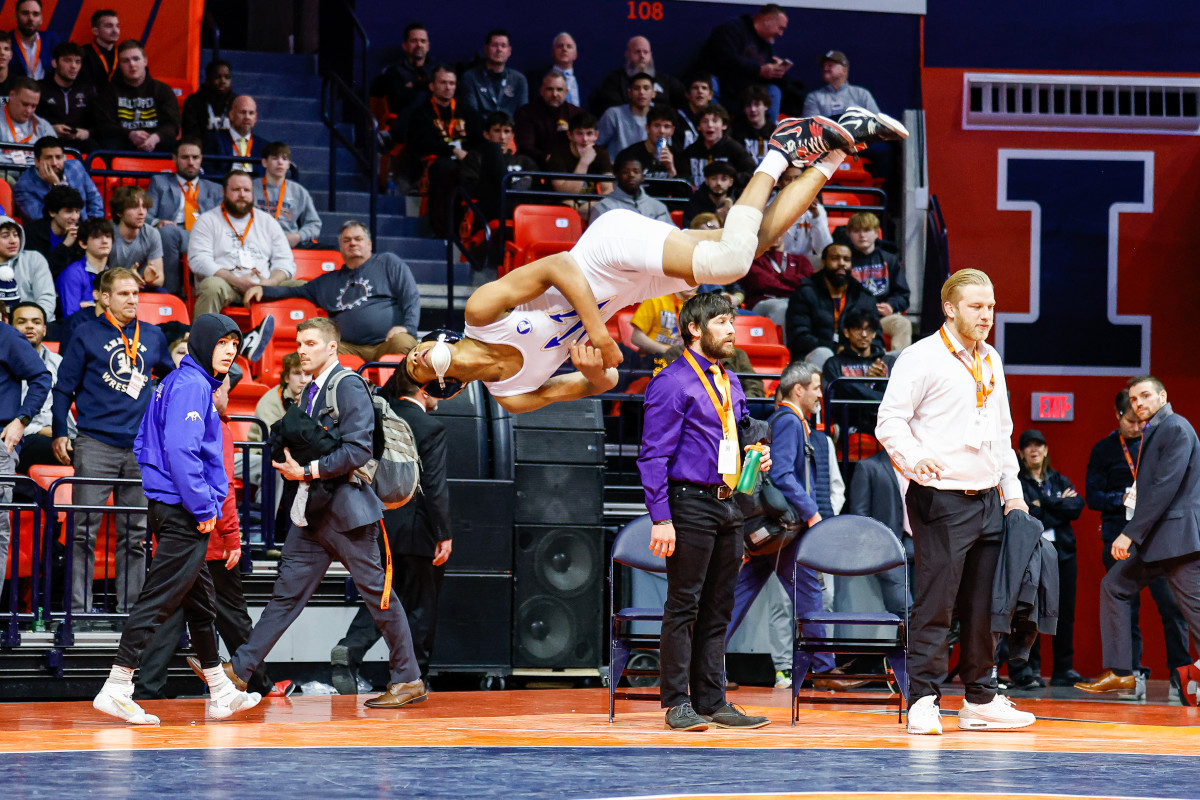 Illinois wrestling championships February 17 2024 Nate Latsch 25972